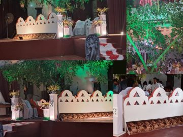 පැරණි පාසලේ පැවති පිරිත් පින්කමට දායක වීම