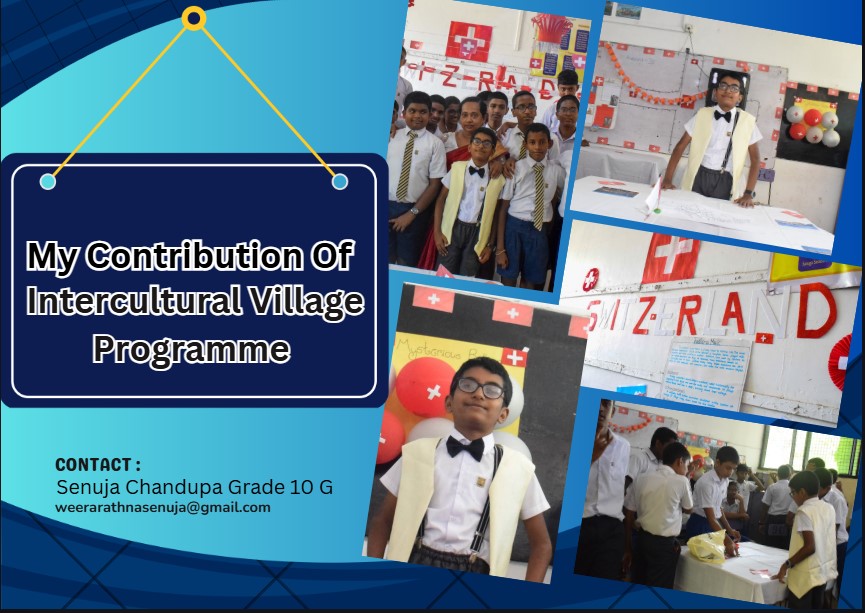 My Contribution for Intercultural Village Programme